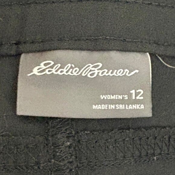 Eddie Bauer Rainier Cinchable Capris - Black - 12 - Picture 8 of 10